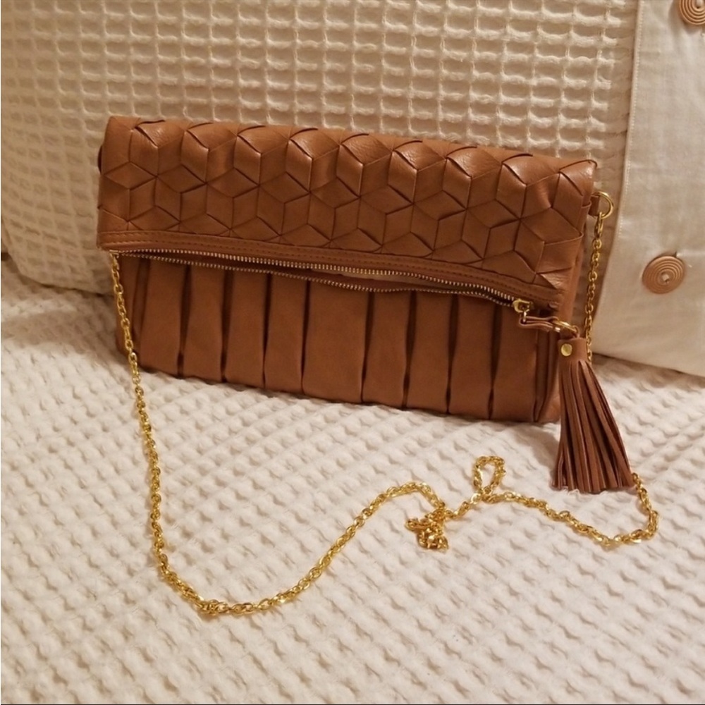 Vegan leather crossbody purse